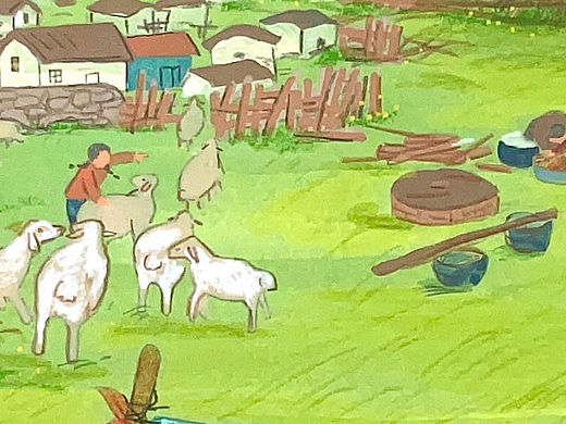 大雨在草原上畫(huà)畫(huà)（個(gè)人主頁(yè)-ZNjA1NTM2ODg=） - 繪本 - 站酷設(shè)計(jì)師江湖小渣原創(chuàng)素材 - 站酷ZCOOL