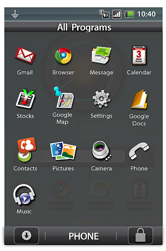 Android 1.5主题界面