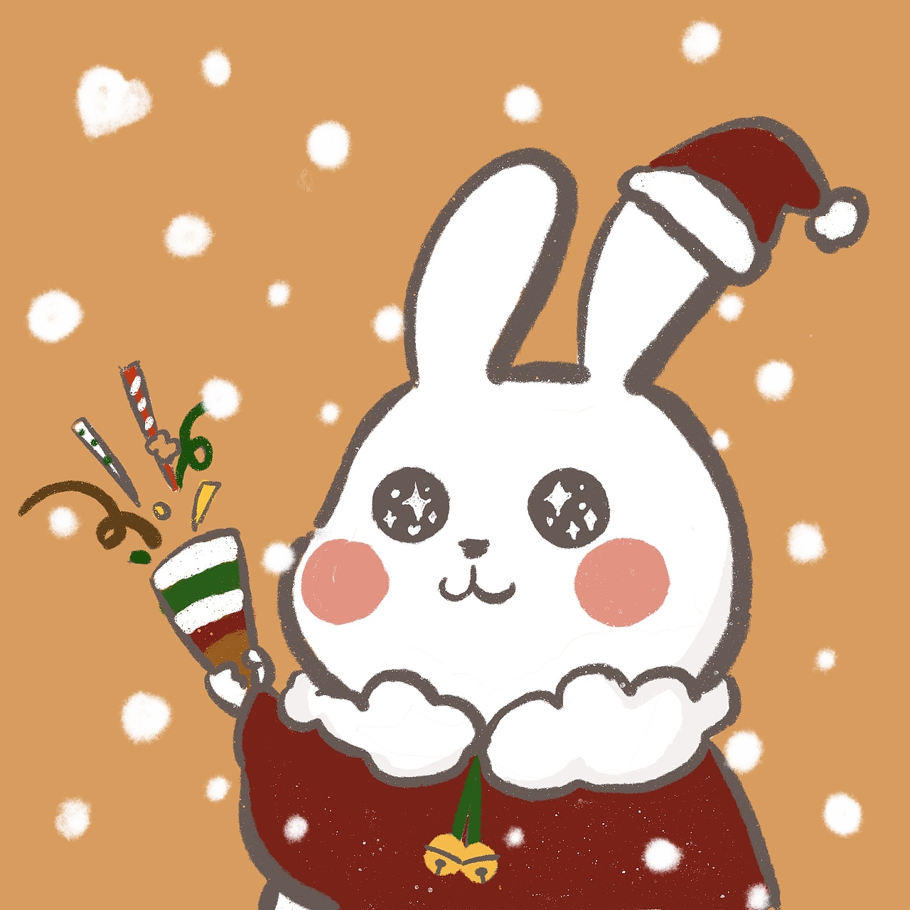 圣诞头像动物系列OvO（图ZMjMwODIyNzEy） - 新锐潮流插画 - 站酷设计师饺子熊原创素材 - 站酷ZCOOL