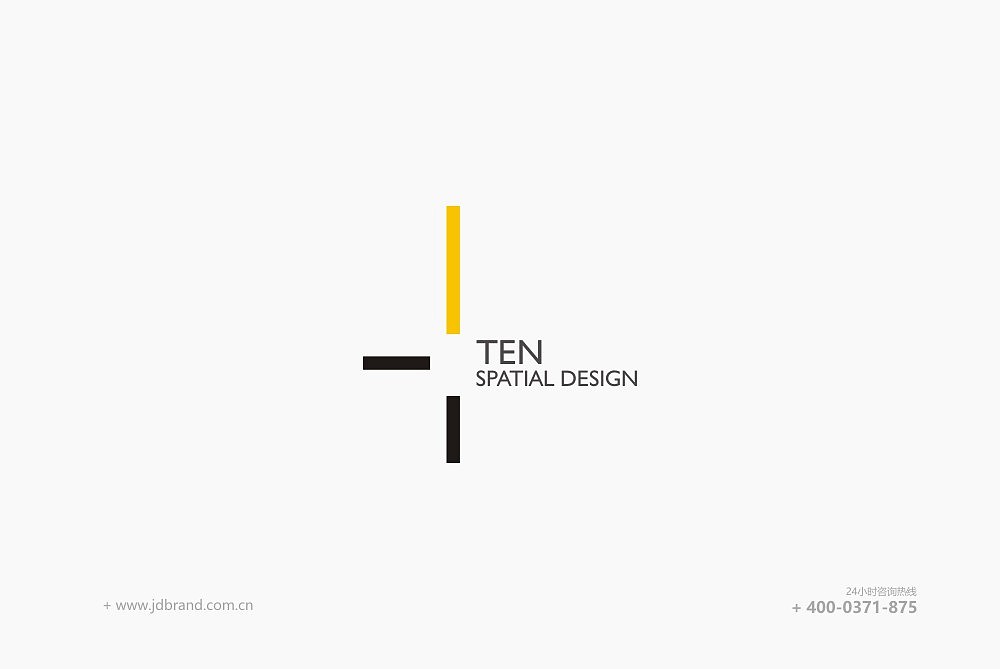 横一竖一空间艺术标志设计（图ZMTE3MDE0ODg4） - Logo - 站酷设计师尖荷赵老师原创素材 - 站酷ZCOOL