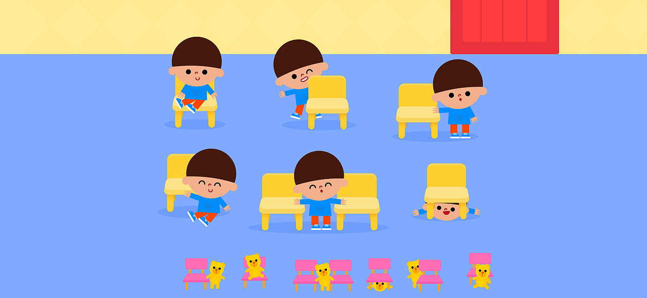 儿童app插画设计－优学猫逻辑（三）（图ZMTY4NTA2OTQ4） - 儿童插画 - 站酷设计师jellybean777原创素材 - 站酷ZCOOL