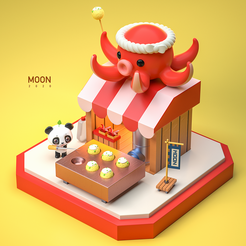 OC第八期学员作品——NiaoNiao的C4D课堂（下)（图ZMjA1NzM1ODQw） - 场景 - 站酷设计师我就是NiaoNiao原创素材 - 站酷ZCOOL