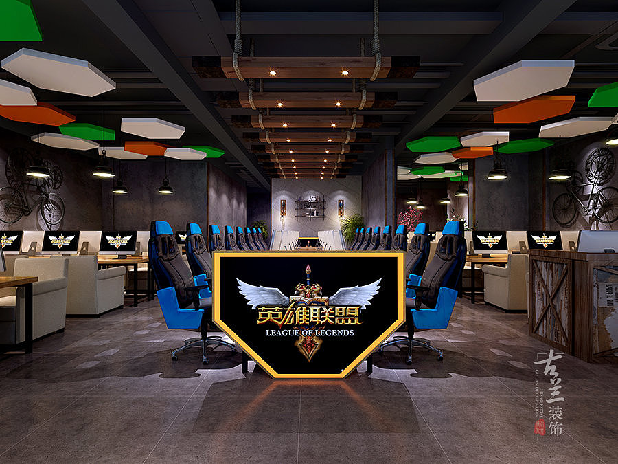 《漫忆网络网咖》广元网吧网咖装修公司|广元网咖装修