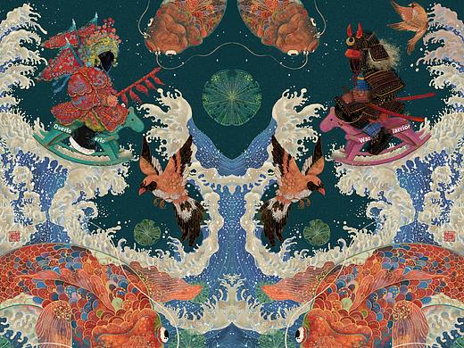潮流浮世绘 ·《小霸王与黑武士》 · BQ