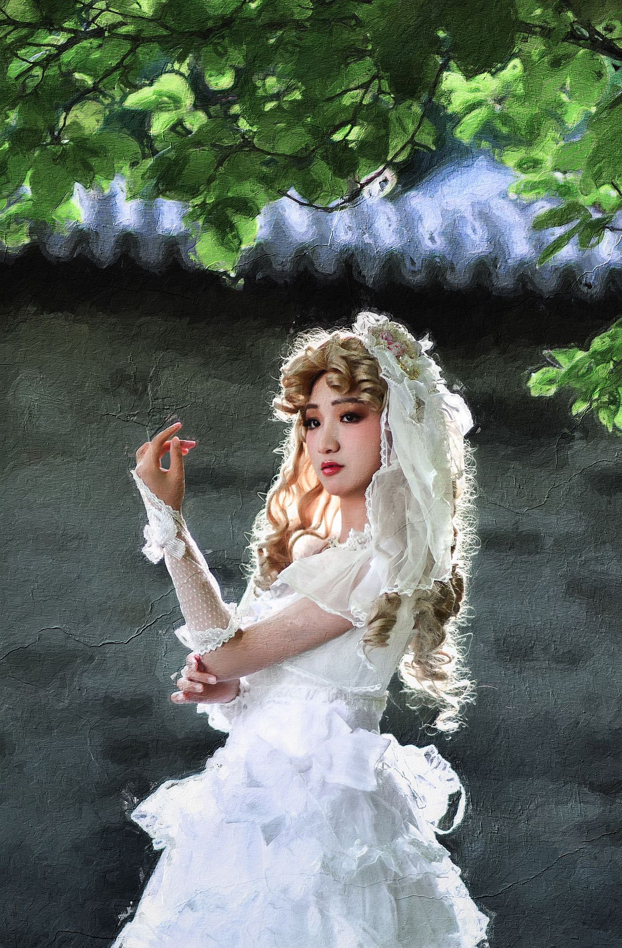 莫奈花园（图ZMzY5MTkxODg4） - 人像摄影 - 站酷设计师摄影爱好者江枫原创素材 - 站酷ZCOOL