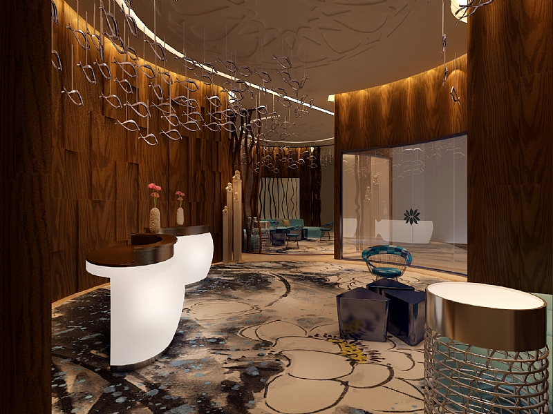 揭阳美容院装修设计案例|田园风格（图ZMTkxMTcyMTAw） - 家装设计 - 站酷设计师建安设计原创素材 - 站酷ZCOOL