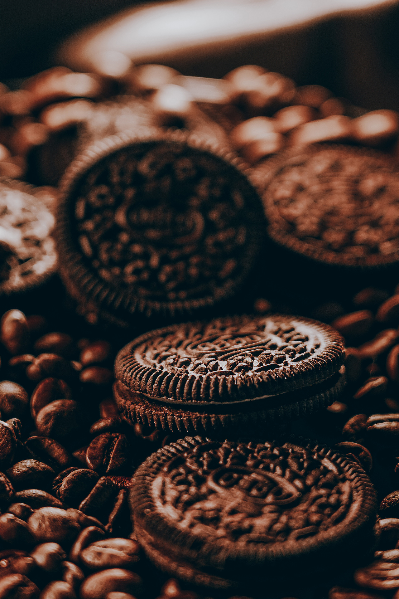 咖啡豆&奥利奥饼干