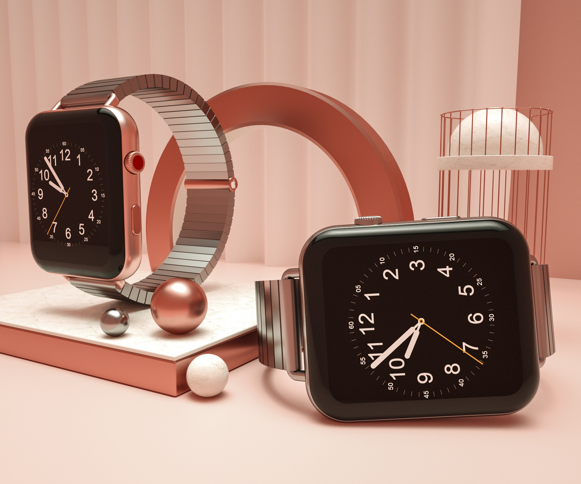 苹果手表带 建模渲染|工业/产品|电子产品|yehailin1212 - 原创作品 - 站酷 (ZCOOL)