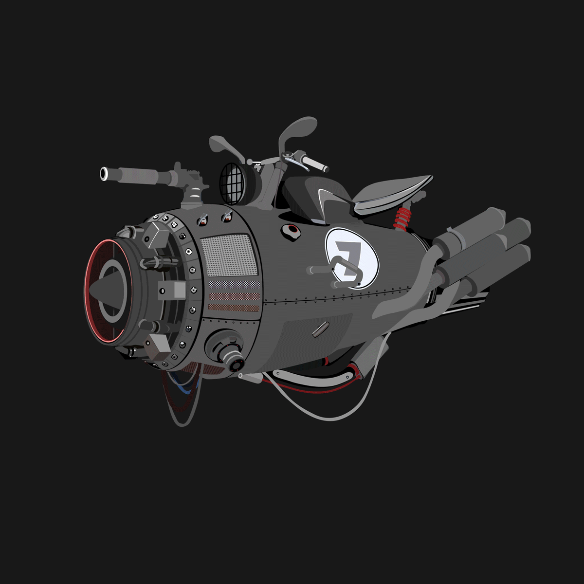 超写实绘制-MOTOR BOAT（图ZMTE5MDA4MDI0） - 图标 - 站酷设计师开星原创素材 - 站酷ZCOOL