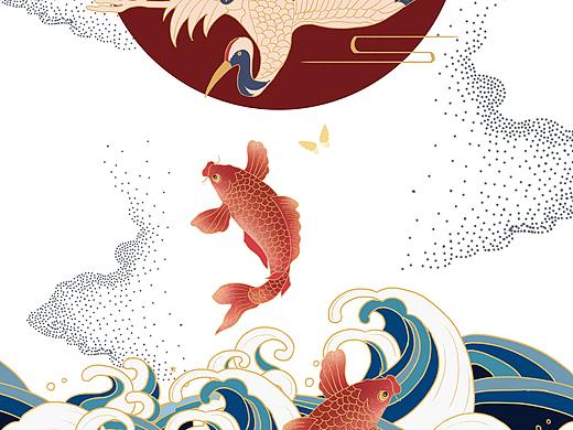 仙鹤金鱼