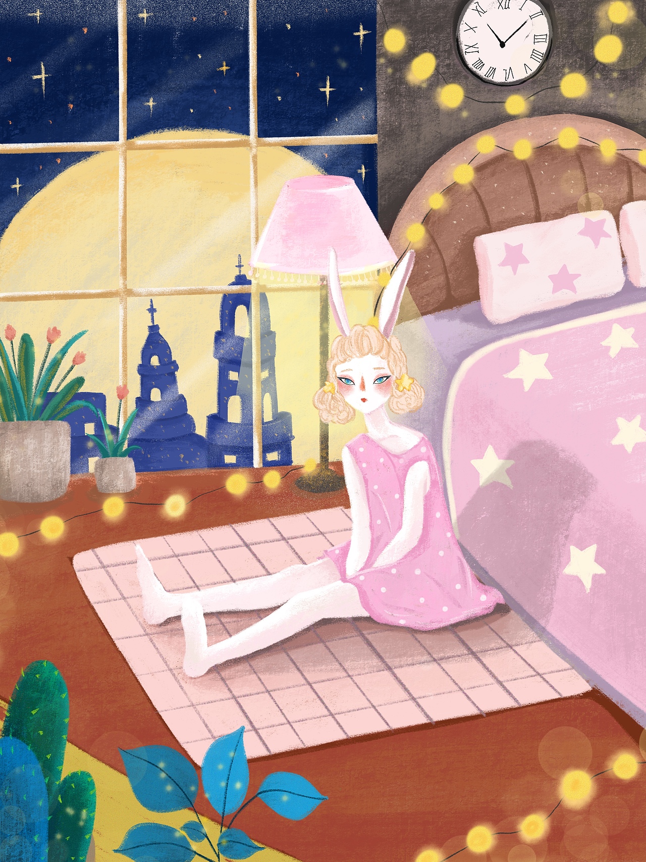 《兔小姐的旅行》（图ZMTQ3MDg2MzI4） - 绘本 - 站酷设计师艺名叫麦笛原创素材 - 站酷ZCOOL