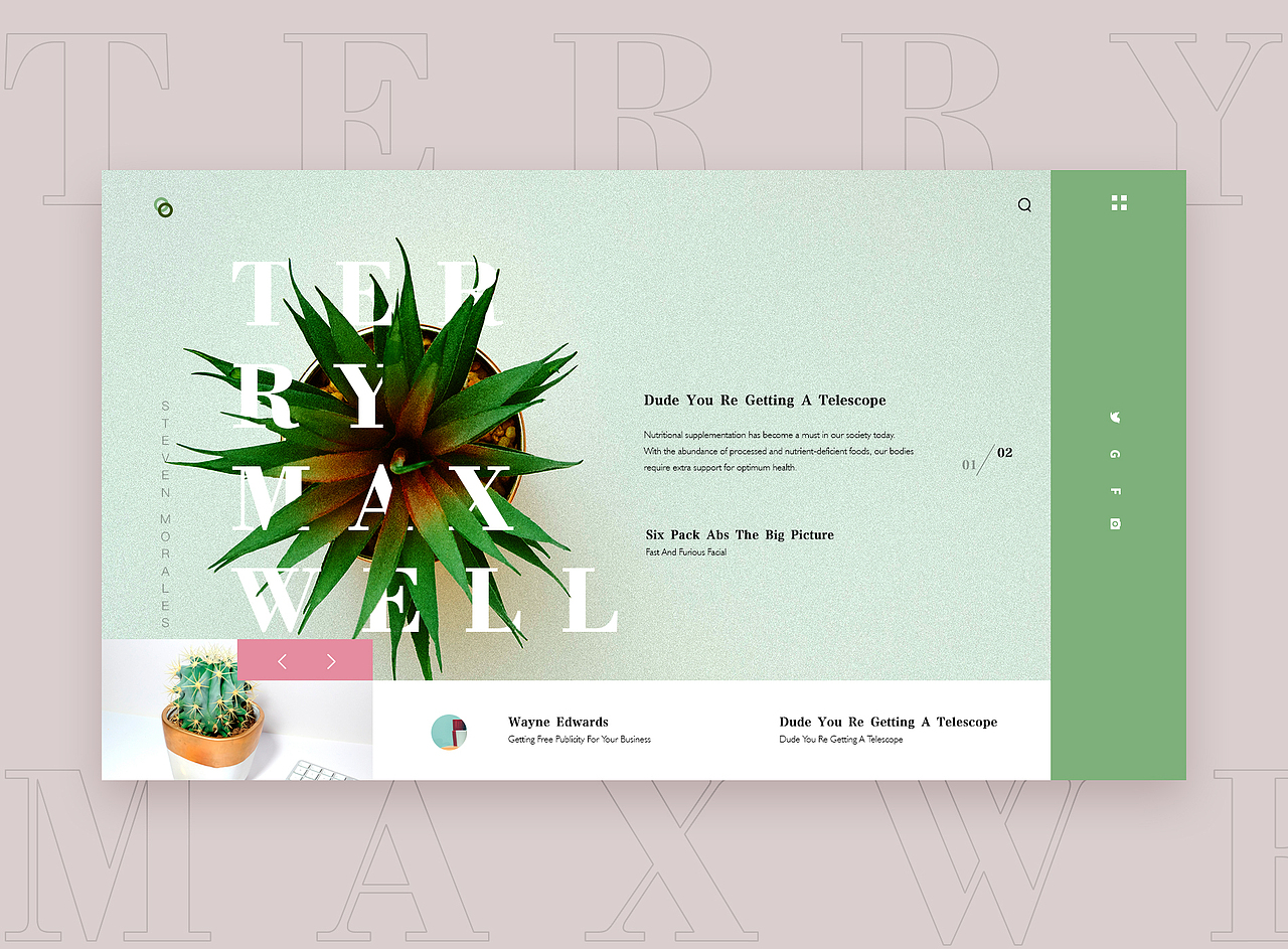 网页版式设计精选合集#07#