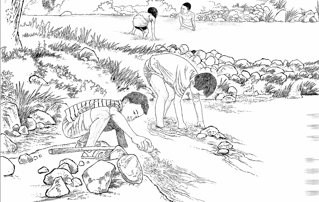 写实老连环画 党建连环画 抗战连环画 人物线描速写（图ZMjQyNDU2OTg4） - 商业插画 - 站酷设计师肖刚漫画原创素材 - 站酷ZCOOL