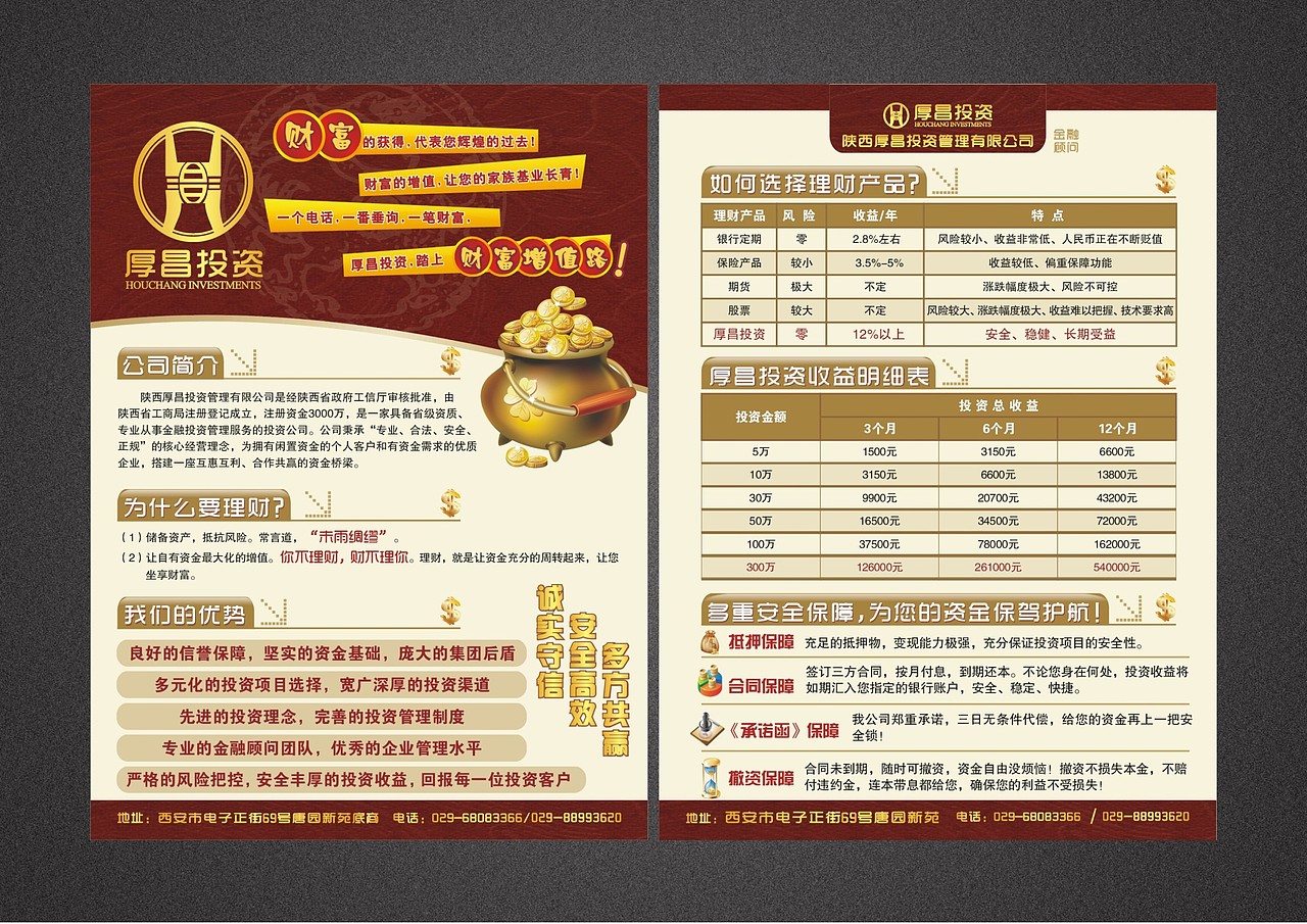 海报、宣传单页