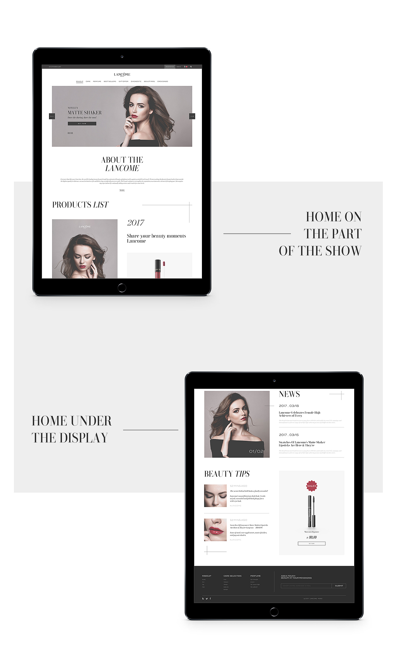 新野猿创之耐克和兰蔻（图ZNzc1NzM1ODg=） - 企业官网 - 站酷设计师王新野_济南原创素材 - 站酷ZCOOL