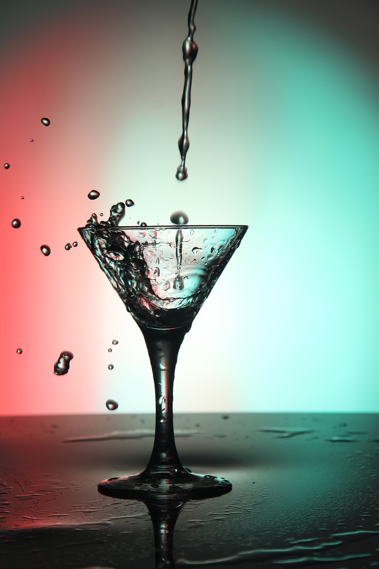 玻璃杯摄影作品