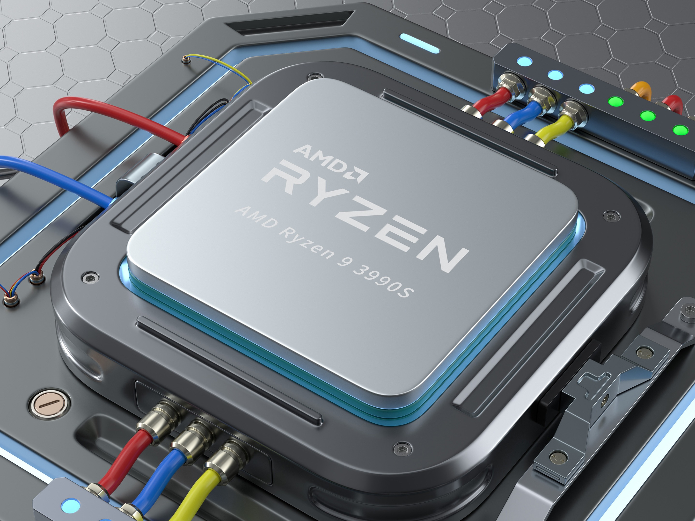 AMD概念芯片组 场景设计&渲染