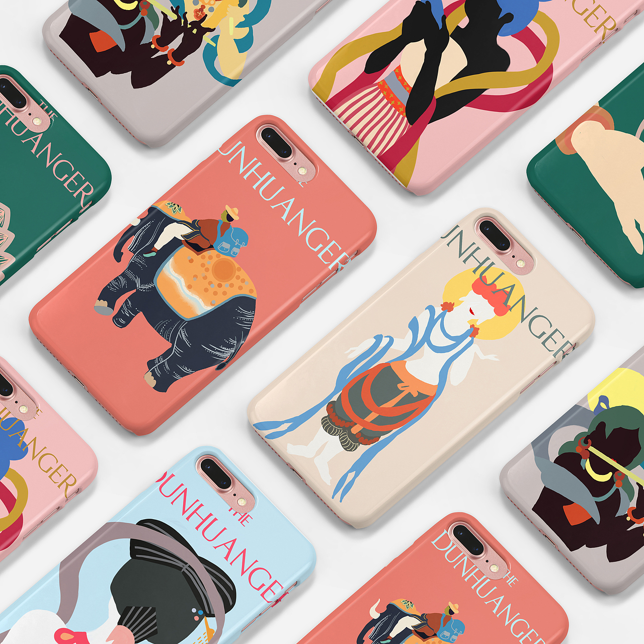 THE DUNHUANGER—敦煌人系列插画（6张）（图ZMTU3MzY5MTcy） - 创作习作 - 站酷设计师你很奇怪诶原创素材 - 站酷ZCOOL