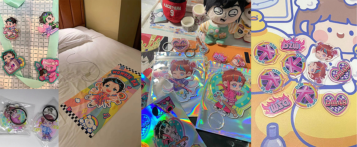 画了些Q版以及周边（图ZMzU3NzUxOTAw） - 商业插画 - 站酷设计师李响霓虹塔原创素材 - 站酷ZCOOL