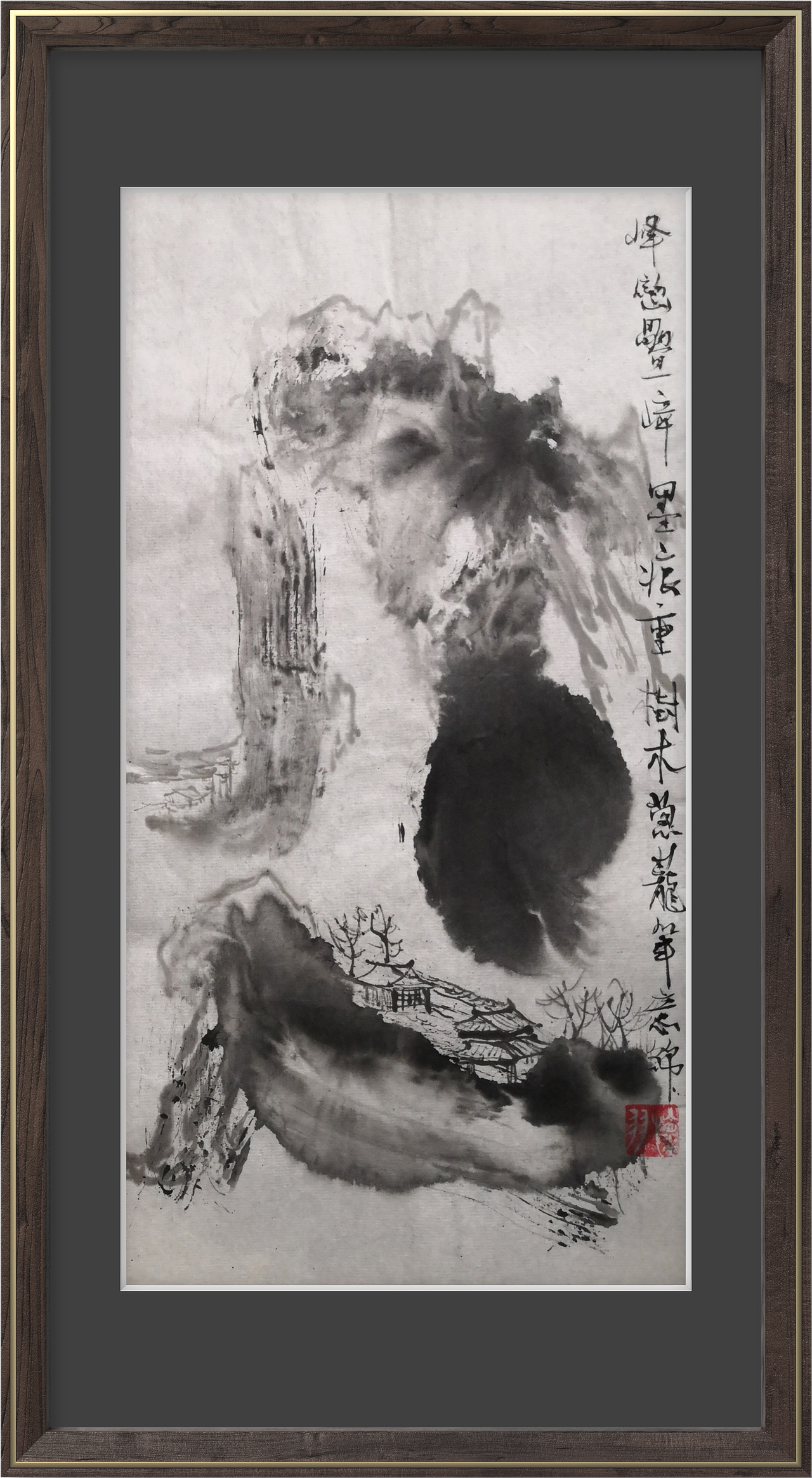 怀羽黄仍彬中国画：《隐峰揽云图》（图ZMzc2OTcwMzMy） - 绘画 - 站酷设计师怀羽原创素材 - 站酷ZCOOL