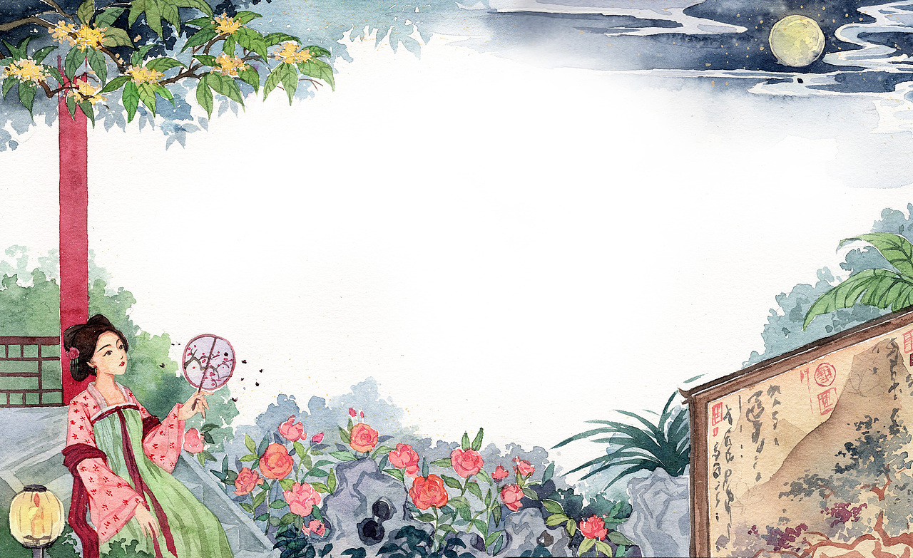 《读古诗，学作文》水彩插画配图 （一）（图ZMjQyNjE4NTc2） - 儿童插画 - 站酷设计师陈晶_插画原创素材 - 站酷ZCOOL