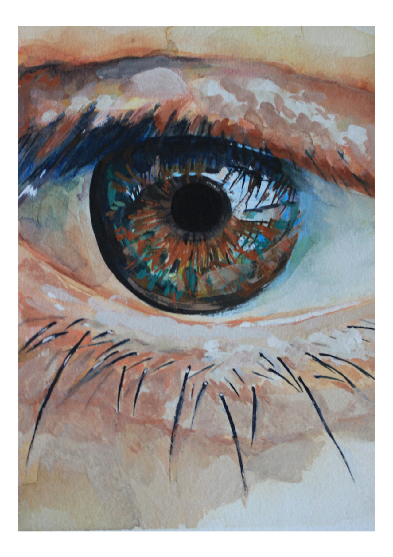 手绘 -《眼》习作