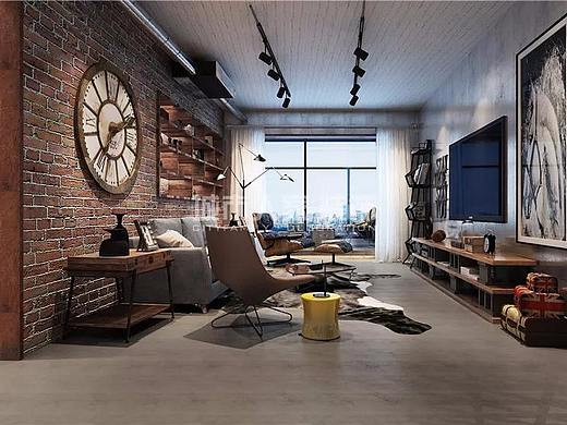    淄博城市人家|林泽花园180㎡工业风格装饰装修