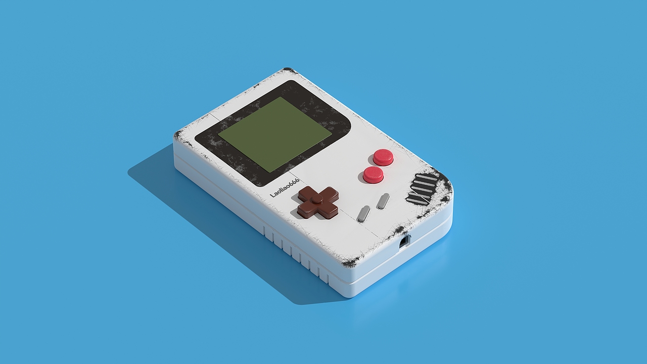 学习blender三天我做了个小游戏机（图ZMjg5MTQ0NjI4） - 产品 - 站酷设计师老liao一点都不老原创素材 - 站酷ZCOOL