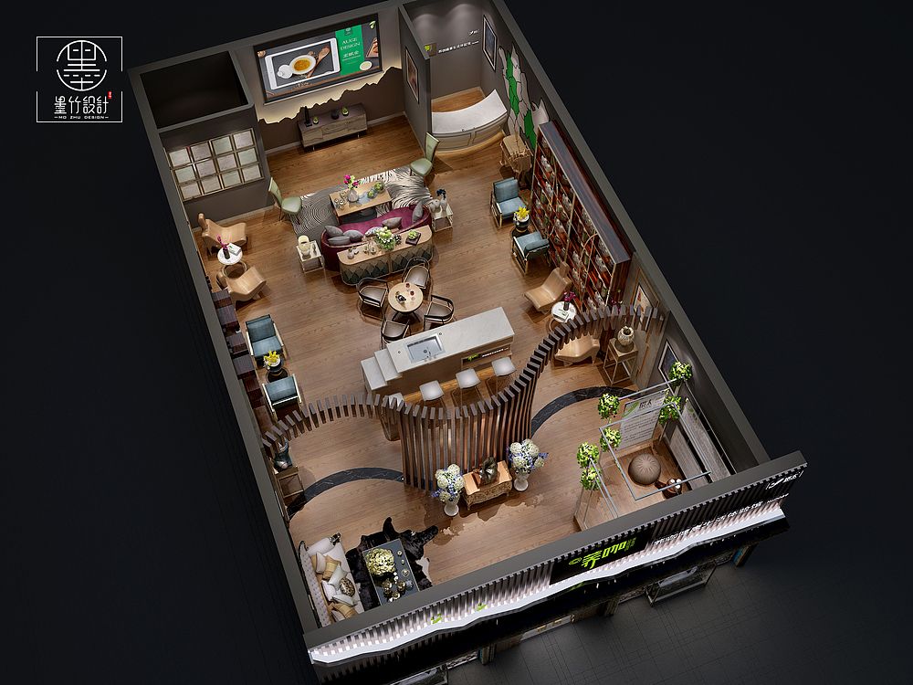 荞咖健康生活体验馆（港式风格）| 港式风格咖啡厅设计