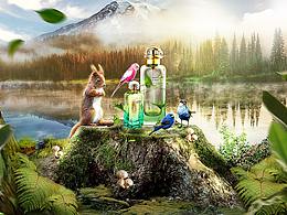 臨摹杰克的松鼠與香水