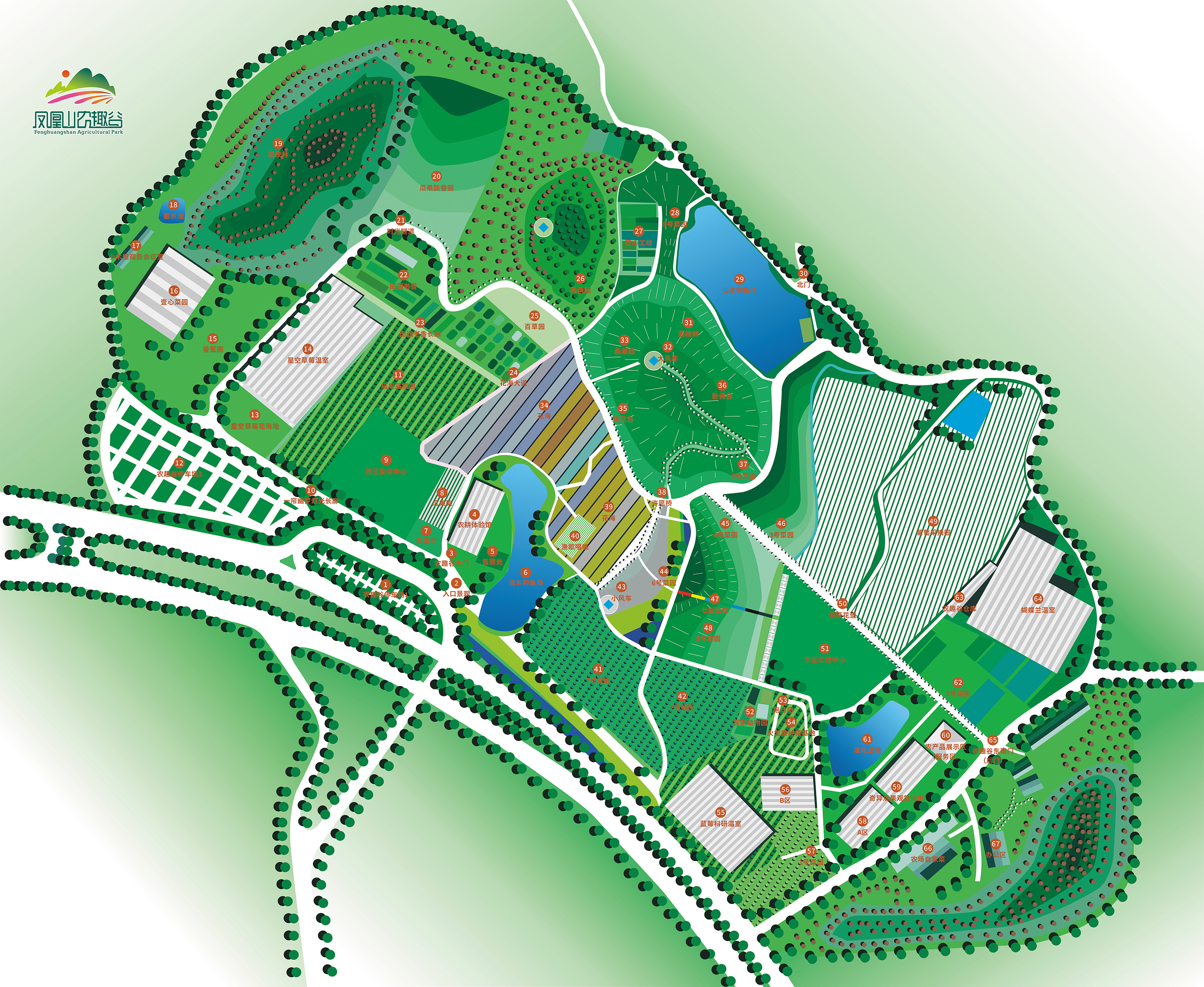 园区地图|平面|其他平面|pyw1518978923 - 原创作品 - 站酷 (zcool)