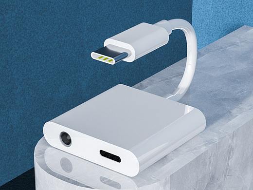 转接头/转换器渲染