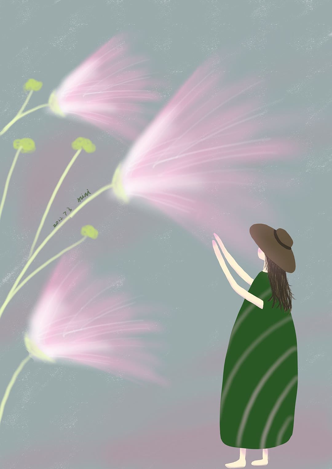 听说颐和园的合欢花开了呀