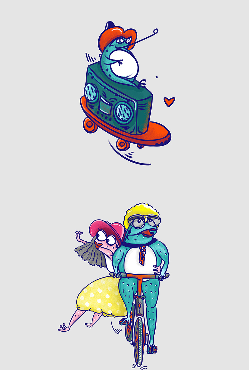 HEY GREEN 蛤蟆（图ZMTEwNjI0NDg0） - 图案 - 站酷设计师银道岁盘原创素材 - 站酷ZCOOL