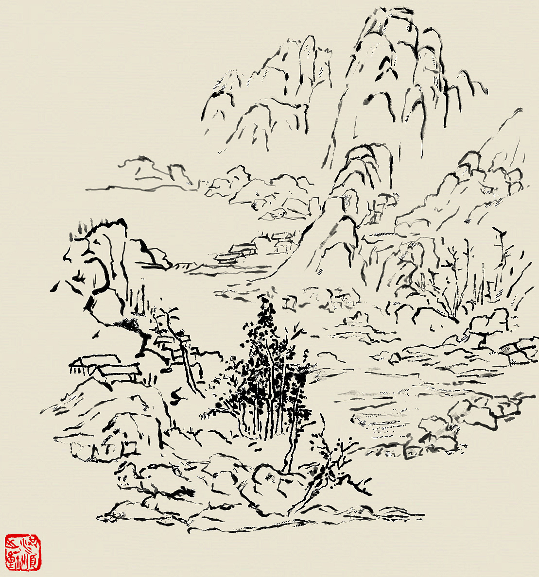 山水- 原创作品 - 站酷(zcool)