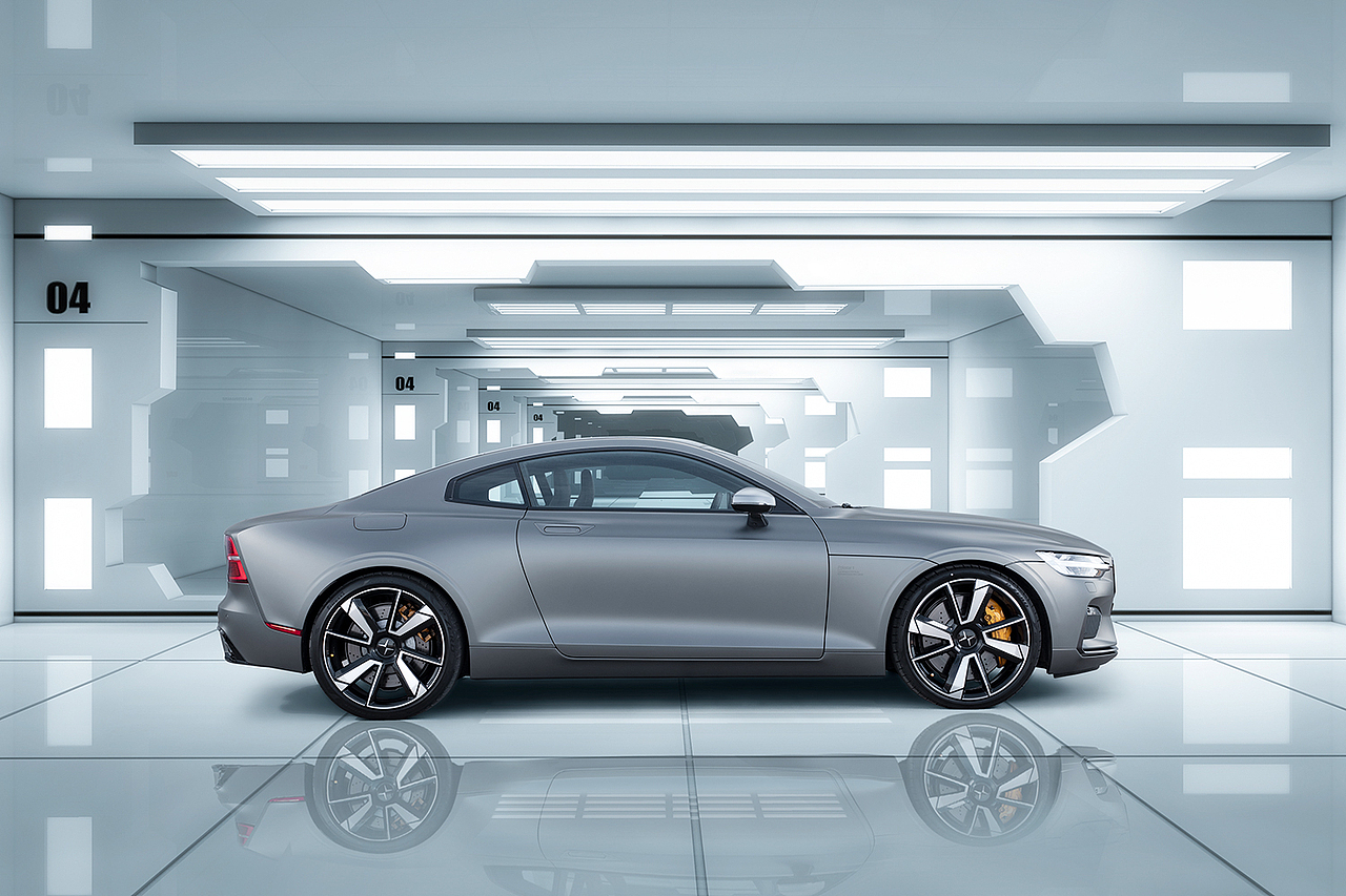 汽车修图合成 沃尔沃极星汽车合成制作（图ZMTg2MzMzNzcy） - 修图/后期 - 站酷设计师書克原创素材 - 站酷ZCOOL