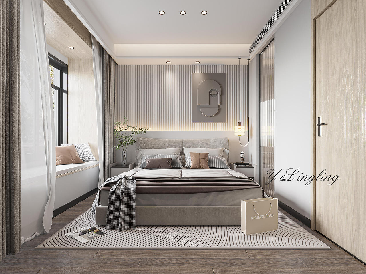 现代无主灯案例丨灯与河川 二月人间