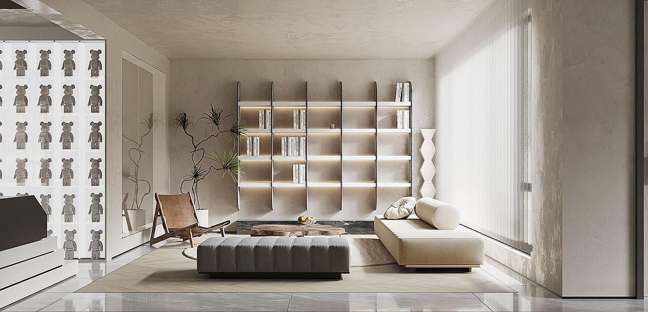 沈阳设计|九里晴川·奶油侘寂风