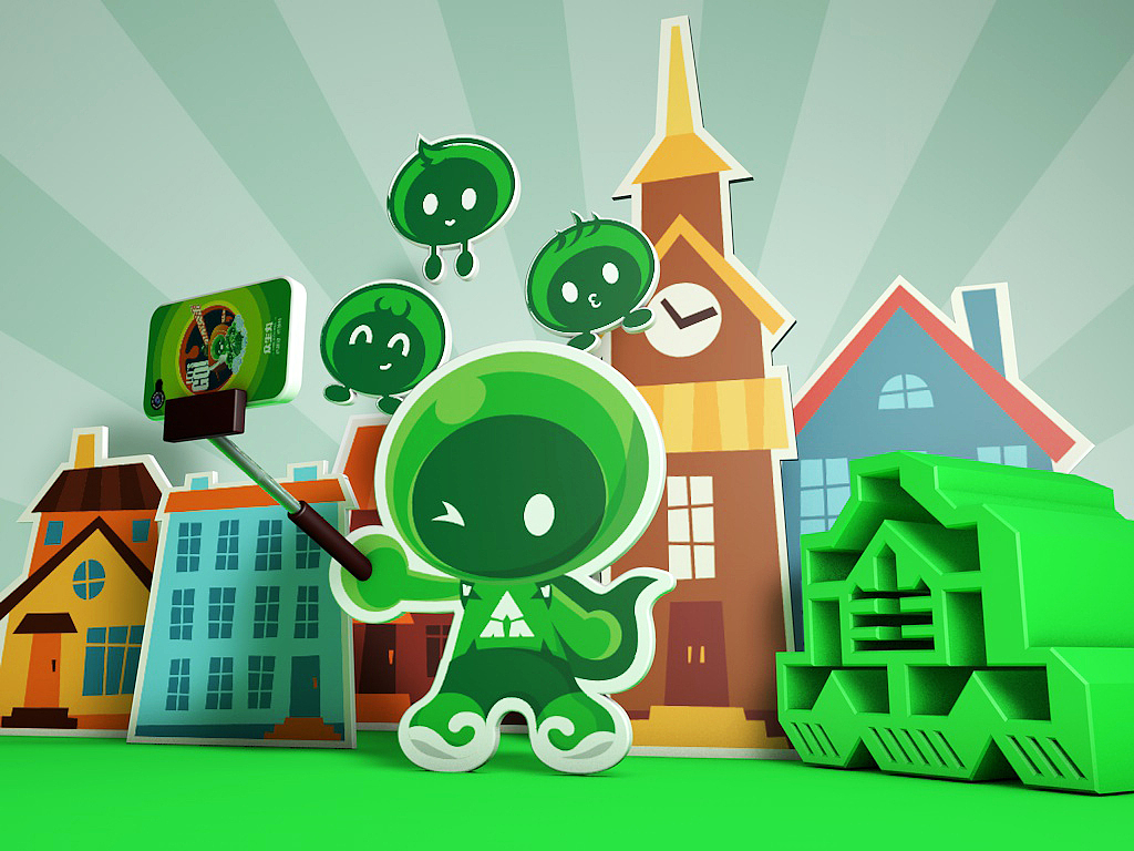 绿色小超人阿丸(图ZMzQ5ODU4ODQ=) - 品牌 - 站酷设计师lix_yeah原创素材 - 站酷ZCOOL