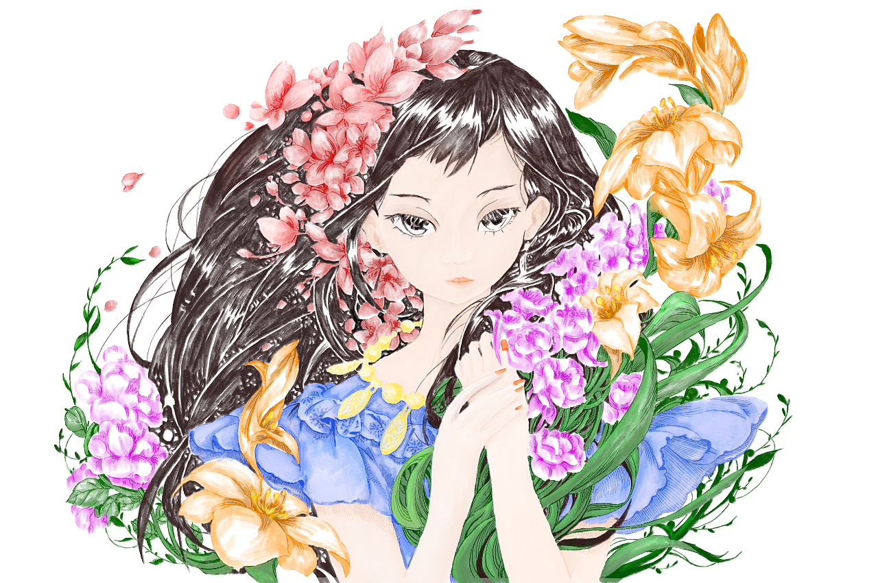 手绘填色【仙女3】