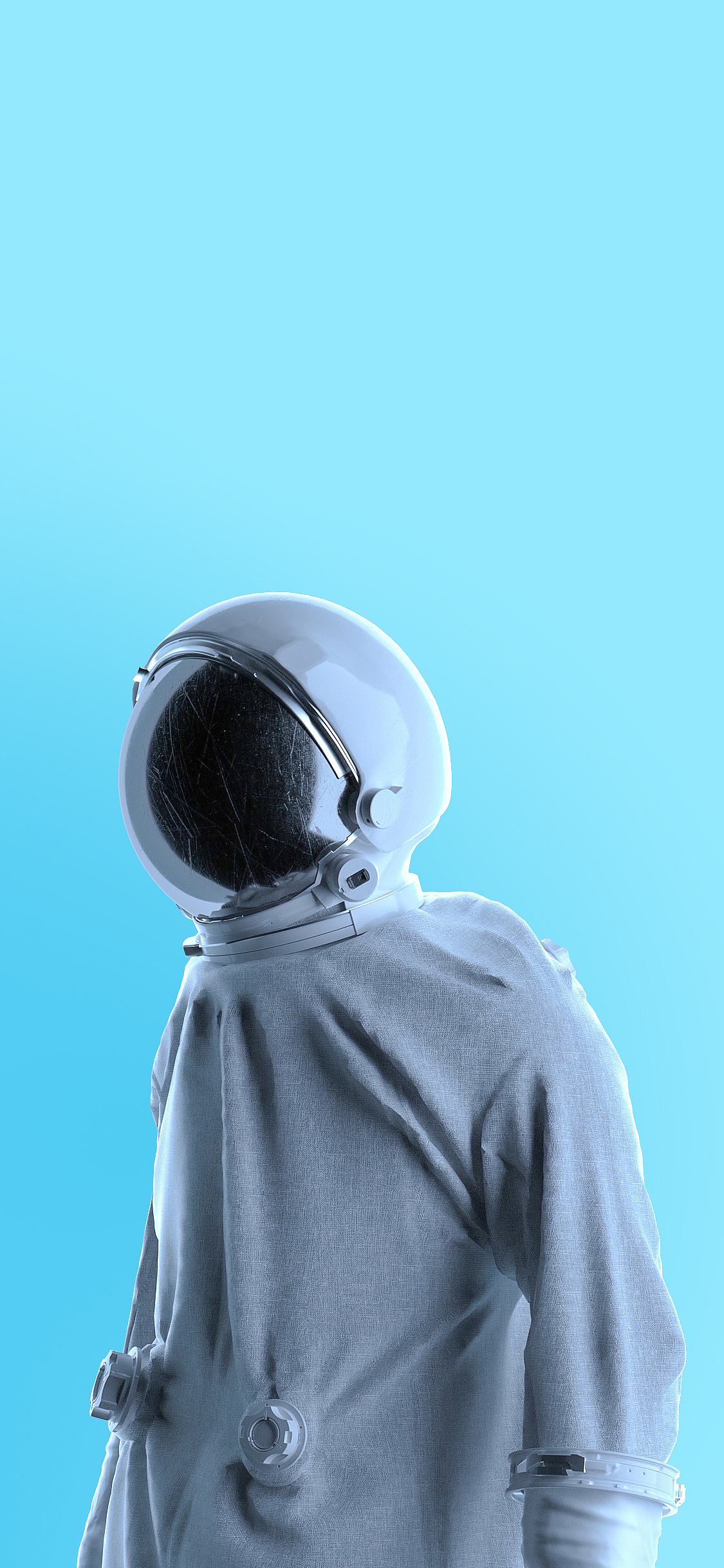 octane-宇航员渲染练习|三维|人物/生物|梁函数 - 原创作品 - 站酷