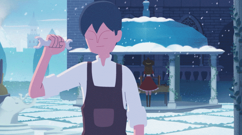 男主变成的罗兰是个贵族,为什么却在组装机器?擦擦汗,拿起一张设计稿,转身去找安娜。估计是看稿纸太认真没注意积雪,脚滑了…有没有注意到墙有一只鸽子呢?