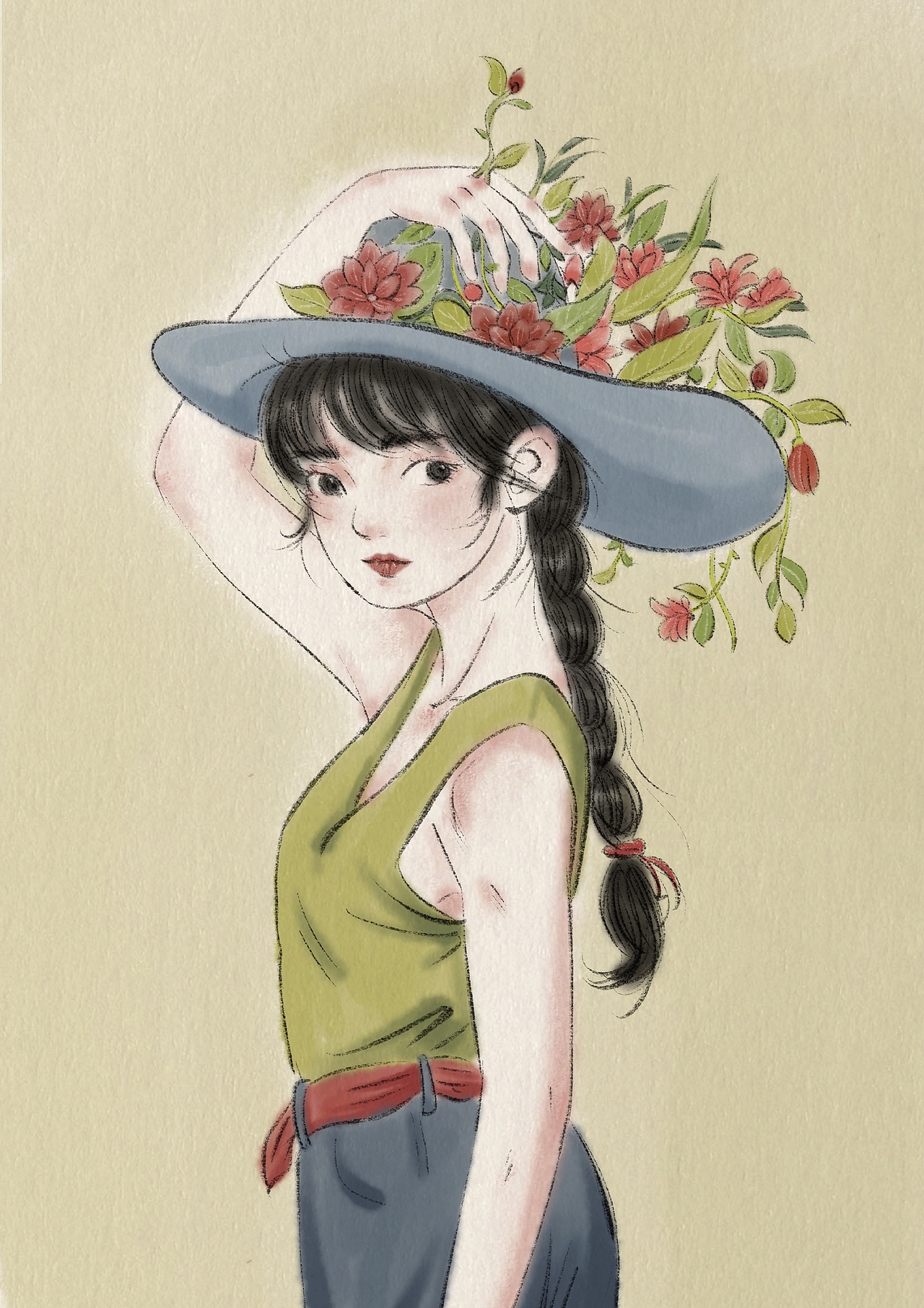 最近画的女孩纸