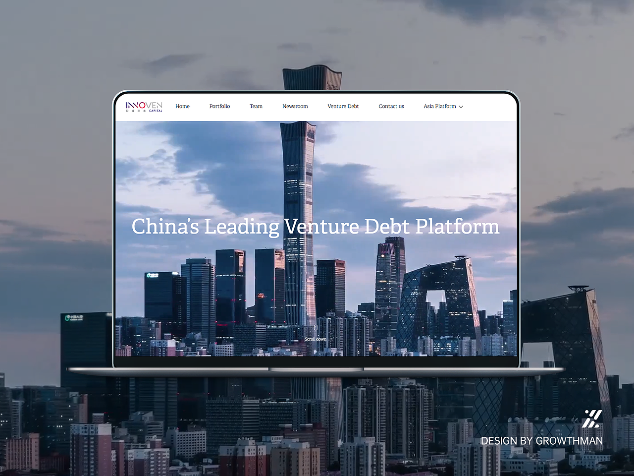 金融投资行业案例-品牌官网设计定制【增长超人】