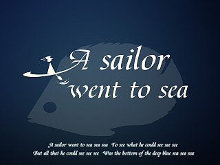 A sailor went to sea 站酷意大利字体活动（图ZNDgwNjg5MDA=） - 字体/字形 - 站酷设计师漫漫easy原创素材 - 站酷ZCOOL