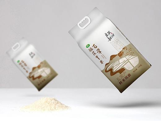 至力品牌设计—良米田甜米包装设计