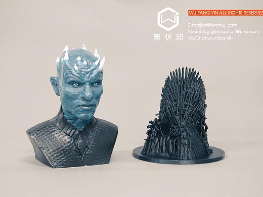 3D打印超逼真《权利的游戏第八季》铁王座继承人