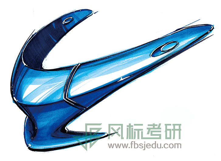 工業(yè)設計手繪—馬克筆上色，有機形態(tài)（圖ZMTg3MDczNjI4） - 其他工業(yè)/產品 - 站酷設計師風標工業(yè)設計考研原創(chuàng)素材 - 站酷ZCOOL