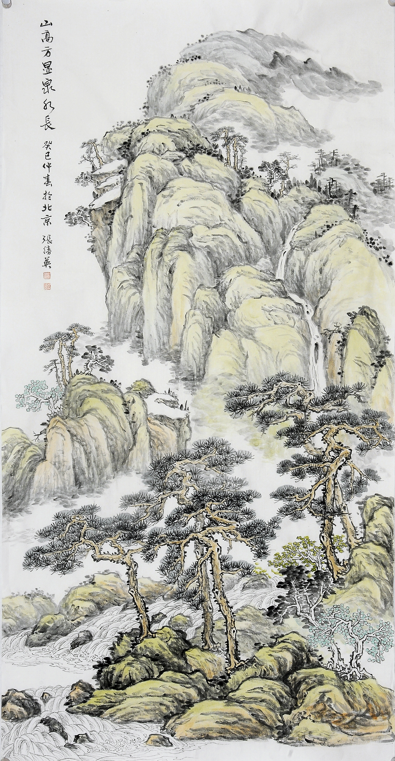 老师张胜英山水画（图ZMTM4MzYzNjUy） - 绘画 - 站酷设计师阻尼原创素材 - 站酷ZCOOL