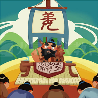 四格漫画:大禹治水